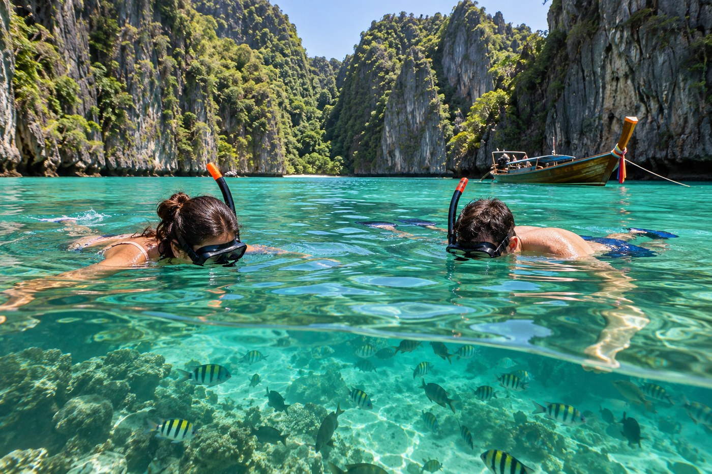 Jour 2 — Les îles Phi Phi dès le lever du jour