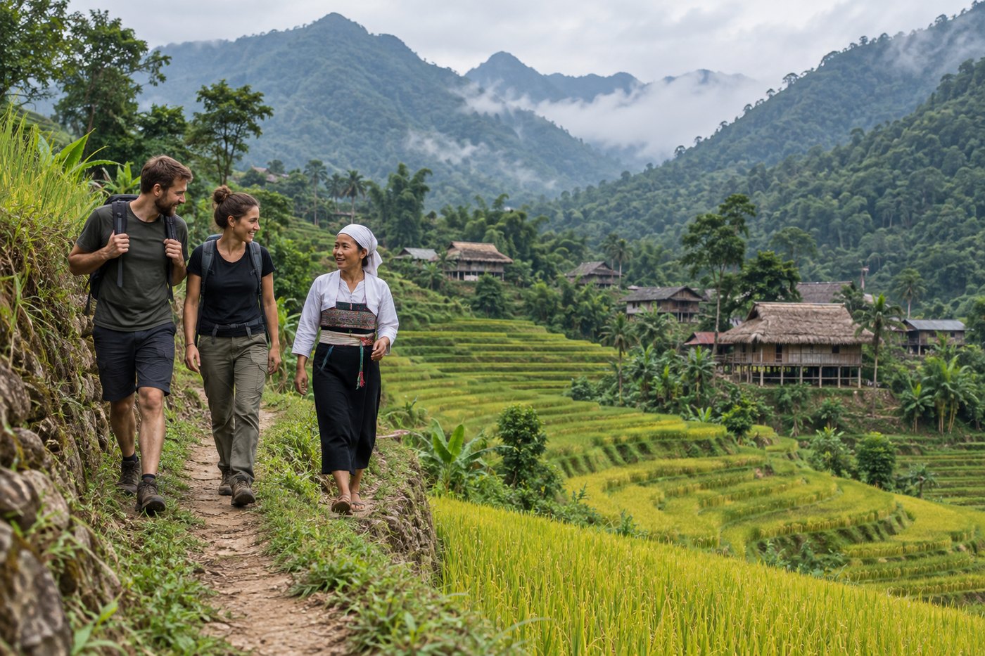 Jour 5 — Pu Luong, rizières en terrasses et traditions locales