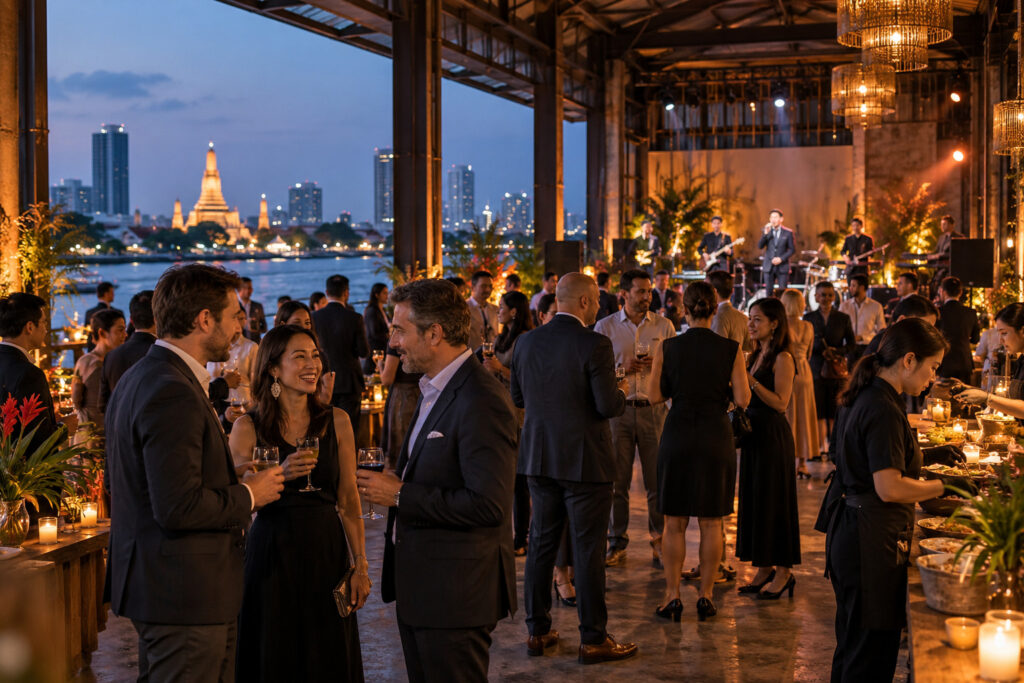 Événement corporate à Bangkok pour un groupe professionnel