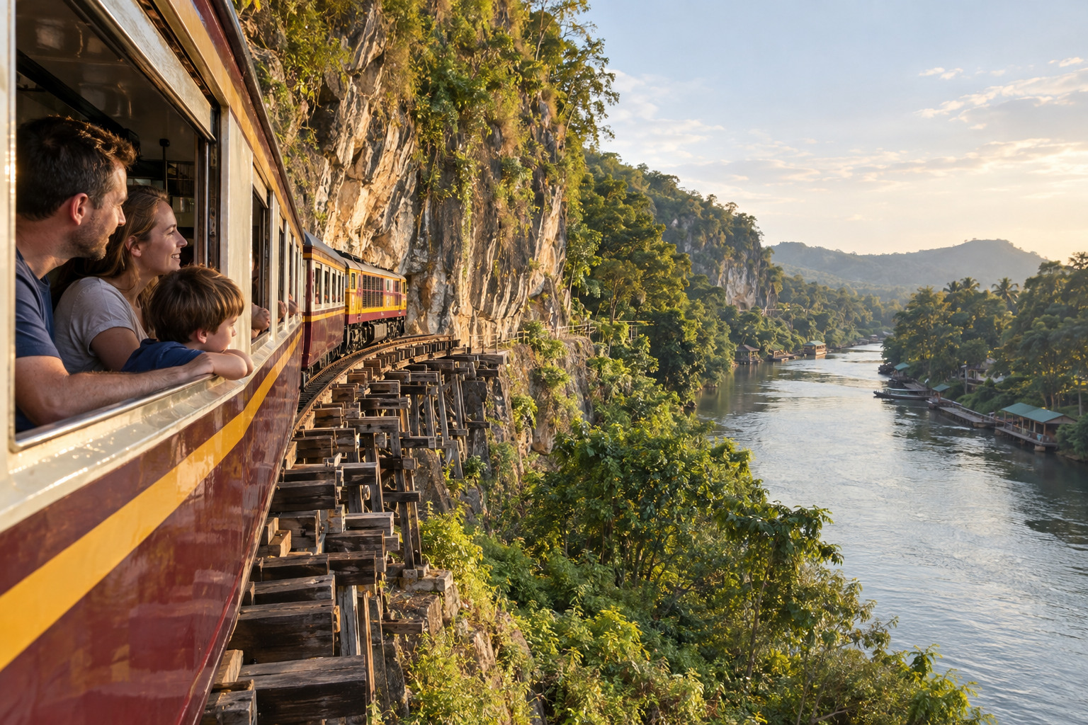 Jour 6 — 27 décembre 2027 | Ayutthaya, Wat Niwet et rivière Kwaï
